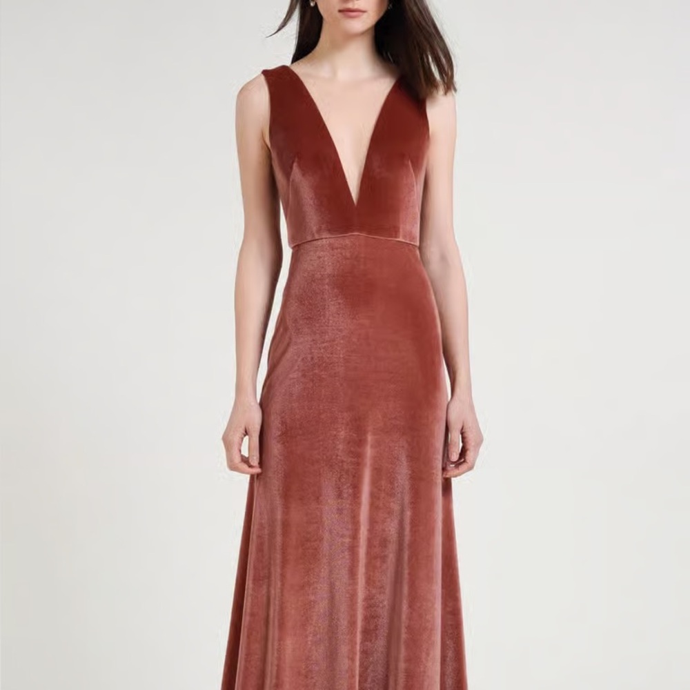 Jenny Yoo Logan Velvet Dress Size 10 NWT